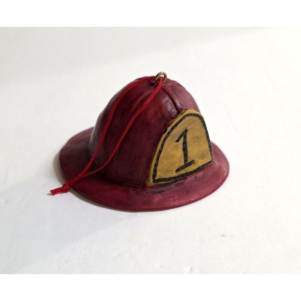 Fireman's Helmet Christmas Ornament